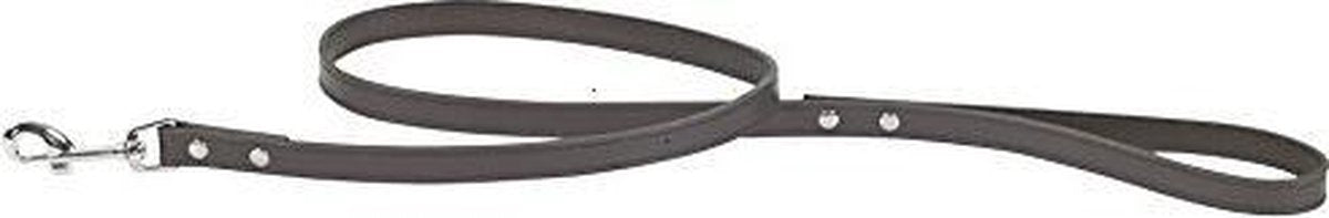 CHAPUIS SELLERIE SLA030 Guinzaglio per cani - Similpelle marrone - Larghezza 15 mm - Lunghezza 1 m - Misura S