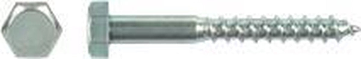 Houtdraadbout DIN 571 Ø6x25 Zn