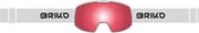 Briko Nyira 7.6 P1 Ski Goggles White/P1 - Maat One size
