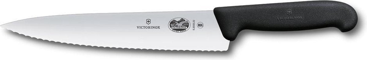 Koksmes kartel 19 cm Zwart - Victorinox