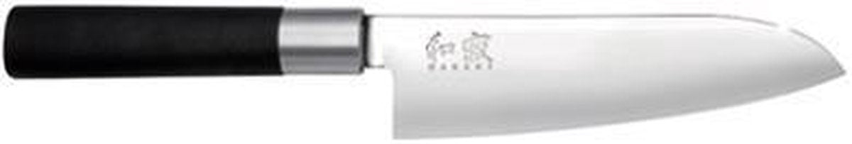 KAI Wasabi Black Santoku 16
