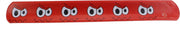 Lg-imports Klaparmband Emoji Rood 22 Cm