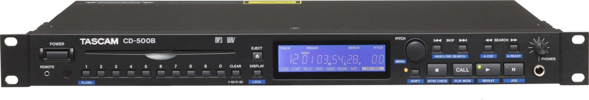 Tascam CD-500B cd-speler Zwart