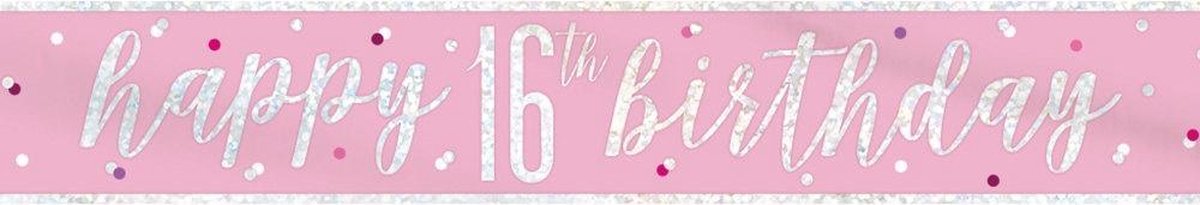Banner 16 Jaar Roze 2
