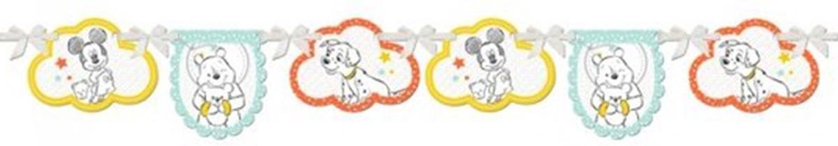 Vlaggen slinger baby shower