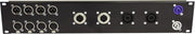 OMNITRONIC Front Panel Z-19 8x D-Type/4xNL8/T 2U