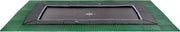 EXIT Dynamic groundlevel trampoline 305x519cm met Freezone veiligheidstegels - zwart