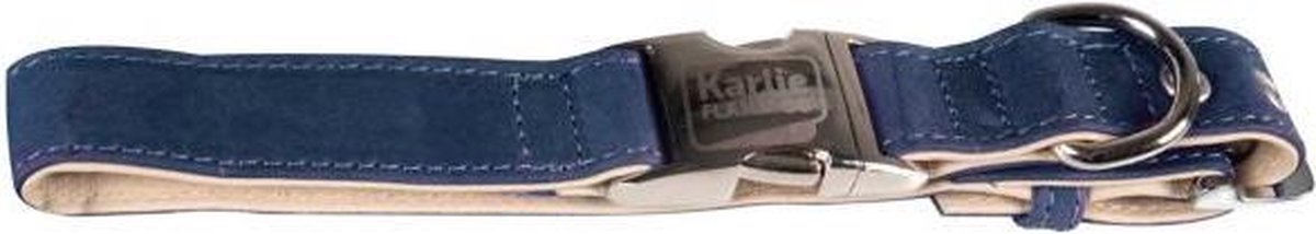 Col. buffalo ult. 2.0 45cm 20mm blue/bisquit verst/adj 38-44cm