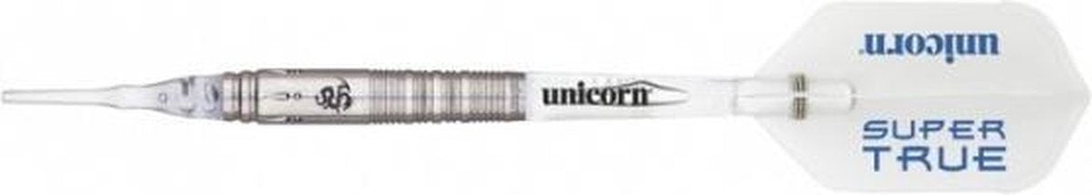 Unicorn Dartpijlen Super True White Softtip 90% Gewicht 19