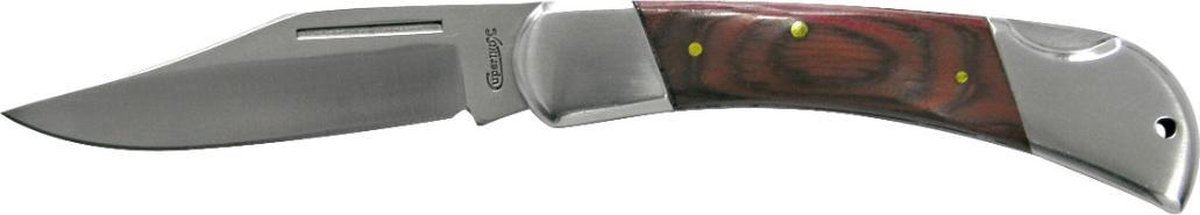 Zakmes 115 mm - hout inleg - INOX - HRC 45