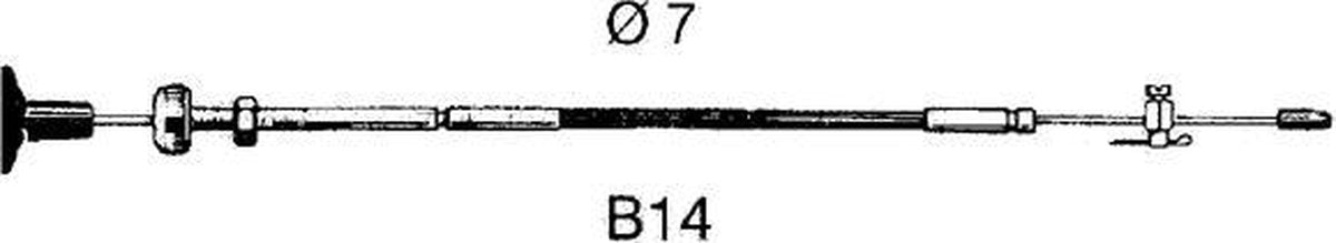 Ultraflex Stopkabel B14 2.7 mtr
