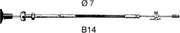 Ultraflex B14 Motorbedieningskabel 214 cm