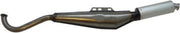 Uitlaat Puch Maxi bullet vernis/ aluminium einddemper
