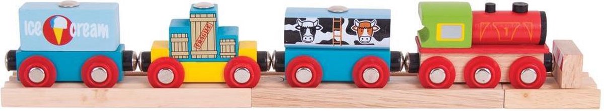BigJigs Goederen trein