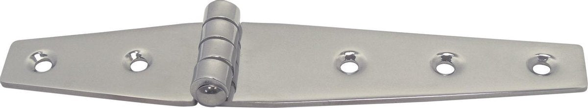 Staartscharnier - 135x27x2 - Rvs 304 - Knoop boven