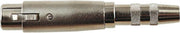 3 Pin XLR Female to 6.35 mm Stereo Socket Adapter