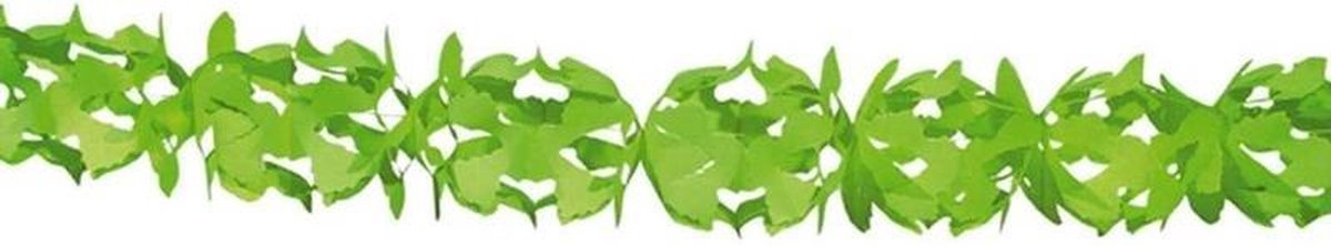 3x stuks groene feest slinger 6 meter - Kinderfeestje/verjaardag slingers decoratie -  Sint Patricksday feest versiering