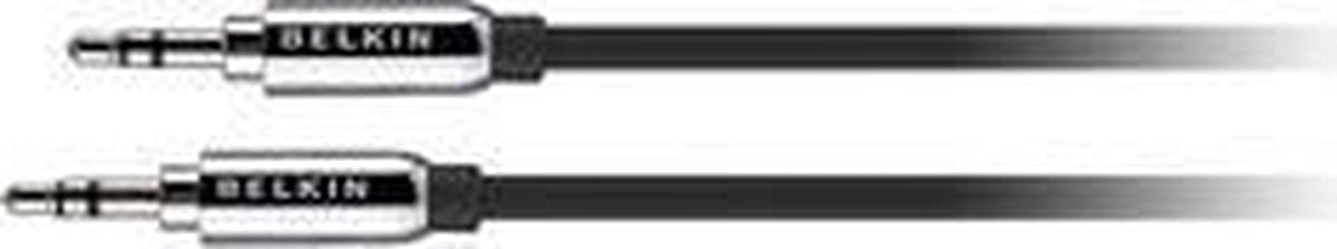 Belkin F8Z181TT03BLKGP Stereo Audio Cable - Mini-phone Male Stereo Aud