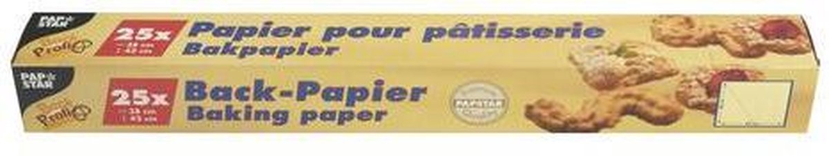 PAPSTAR Bakpapier wit