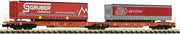 Fleischmann 825016 T2000 Gruber Logistics + Arcese Zakken scharnier wagen