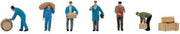 Faller - Freight workers with parcels and barrels - FA151609 - modelbouwsets
