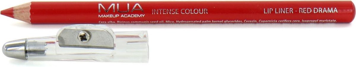 MUA Intense Colour Lipliner - Red Drama (met puntenslijper)