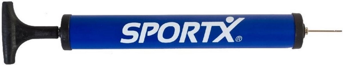 Sportx Ballenpomp Kunststof 30 Cm Blauw
