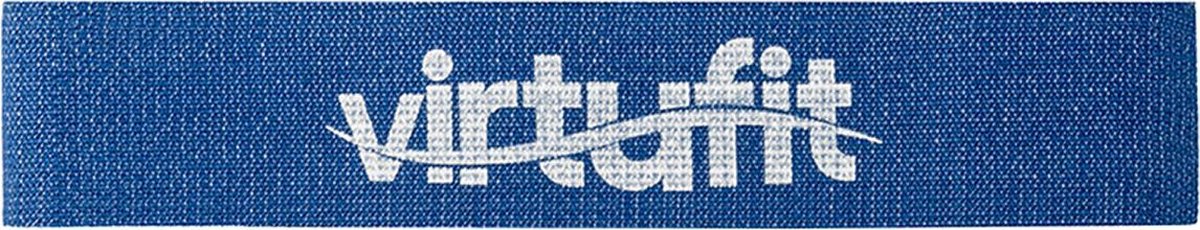 Resistance Band - VirtuFit Mini Weerstansband - Katoen - Blauw - Sterk