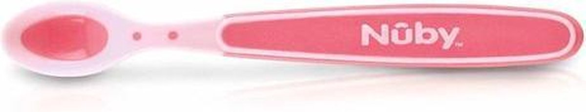 Nûby - Warmtegevoelige babylepels - 3St - Roze