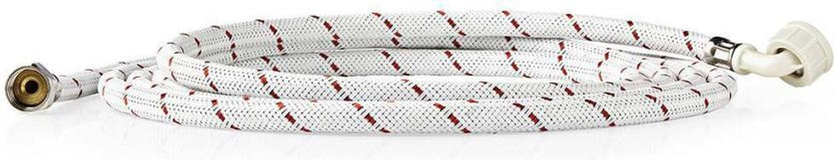 Nylon Toevoerslang | 1/2'' Recht - 3/4'' Gehoekt | 10 Bar | 90 °C | 4