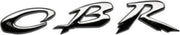 Race Sport Embleem Cbr Chroom 80 X 19 Mm Per Stuk