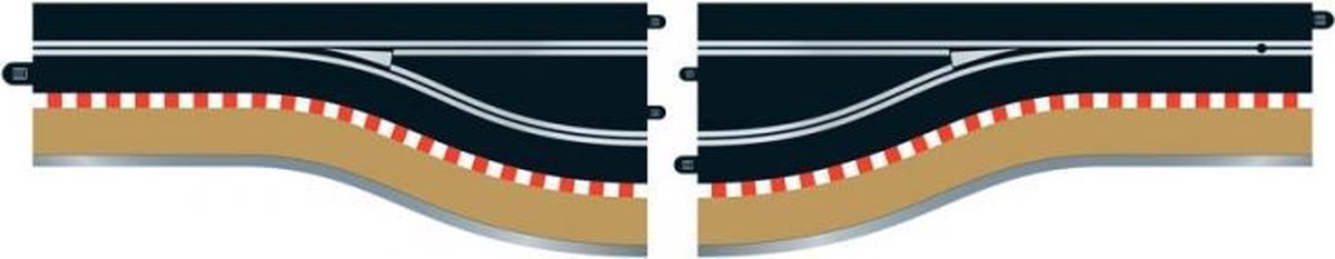 Scalextric - Pit Lane Track Left Hand Includes Sensor (Sc7014)