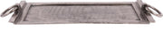 Dienblad Sergio 80 x 32.5 cm ruw nickel