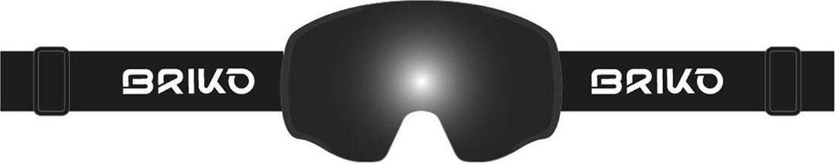 Briko Kaba 8.9 2 Lenses Ski Goggles Black/SB3P1 - Maat One size