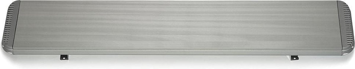 Mo-El Heatstrip 1500 Watt terrasverwarming / winkelverwarming / loodsverwarming Hot-Top Zilver met dimmer