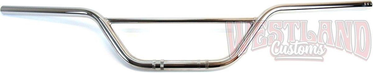 7/8 Inch (22mm) Universeel Stuur Scrambler 15cm Chroom