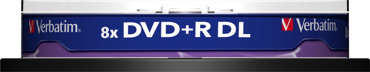 Verbatim 43666 DVD+R Double Layer Matt Silver Schijven