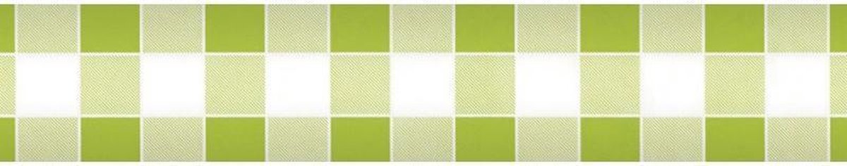 Damast papier 1.18x10m ruit licht groen