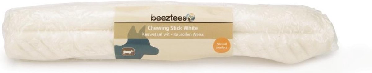 Beeztees Rawhidestaaf Wit 25cm-1 stuk