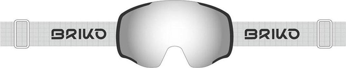 Briko Kaba 8.9 Photo Ski Goggles White/PHG13 - Maat One size