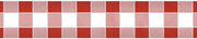 Papieren tafelkleed damast ruit rood 1.18x10mtr