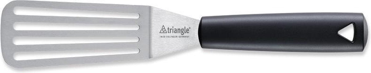 Triangle Palet met knik en gleuven lemmet 12 cm met handig ophangsysteem 72 Spirit RVS 28