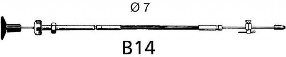 Ultraflex Stopkabel B14 5.2 mtr