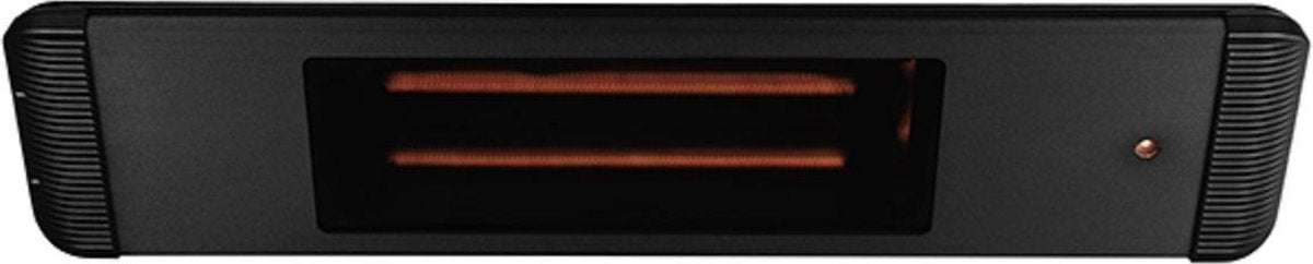 Mo-El Aaren design heatstrips (middengolf infrarood) met dimmer | 1800 Watt |inbouw | 1050x 250 x 75 mm| Zwart