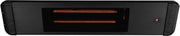 Mo-El Aaren design heatstrips (middengolf infrarood) met dimmer | 1800 Watt |inbouw | 1050x 250 x 75 mm| Zwart
