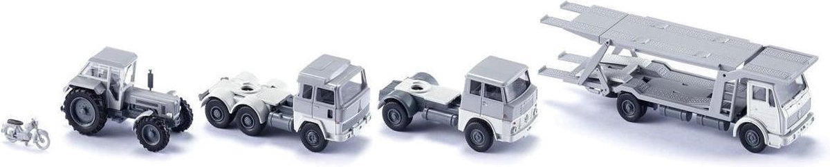Wiking Miniatuurvoertuigenset Lepoix 1:87 Grijs 5-delig
