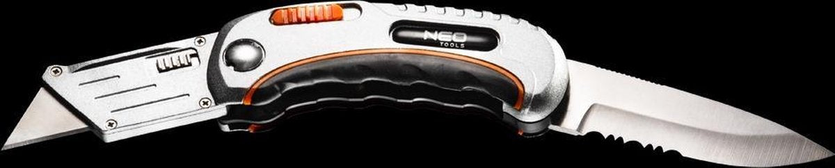 NEO vouwmes met zakmes pro metalen behuizing