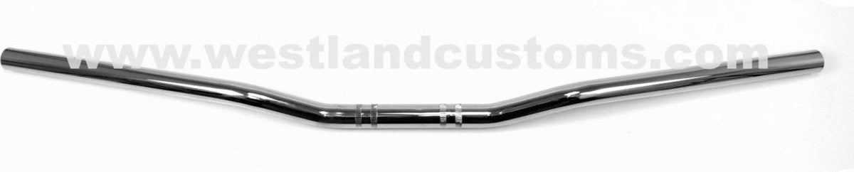 7/8 Inch (22mm) Universeel Stuur Flat cross  Chroom