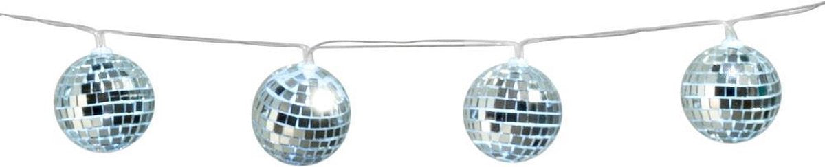 Boland Lichtsnoer Discobal 140 Cm Polystyreen Zilver
