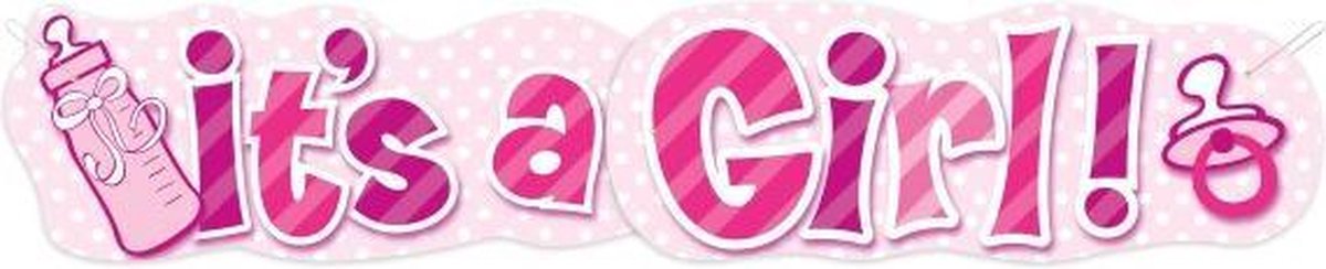 karton slinger "it's Girl!"